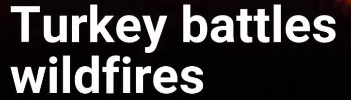 Turkey battles wildfires
