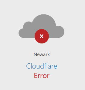 cloudflare newark error.