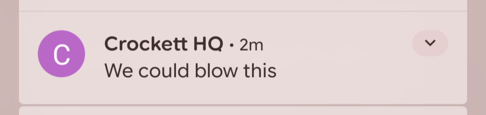 @ Crockett HQ 
We could blow this
