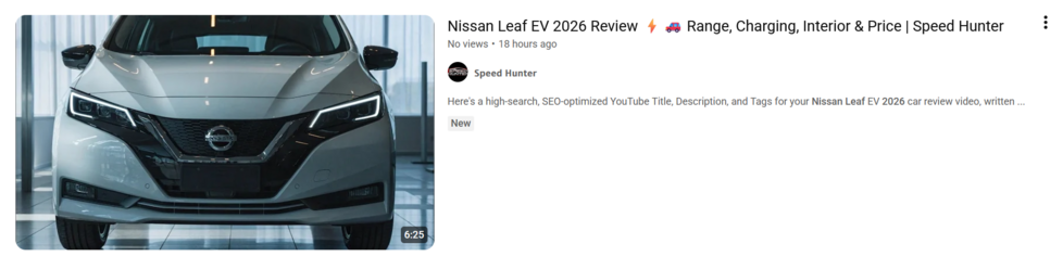 AI youtube video thumbnail