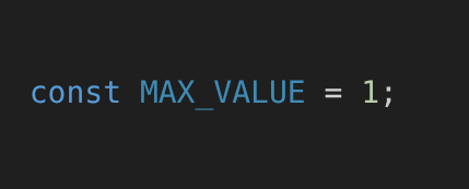 const MAX_VALUE = 1;